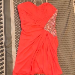 Peach/Coral Dress worn once